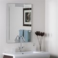 Decor Wonderland Decor Wonderland SSM526 Francisca Large Frameless Wall Mirror SSM526